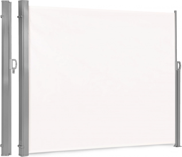 Výsuvná bočná markíza 300 × 200 cm, záhradná clona na terasu, béžová