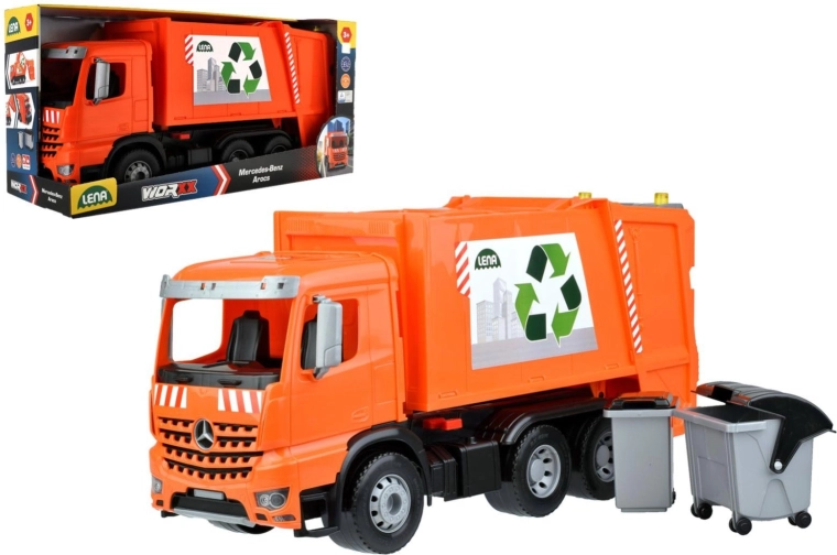 Lena smetiarske auto MERCEDES AROCS s popolnicami