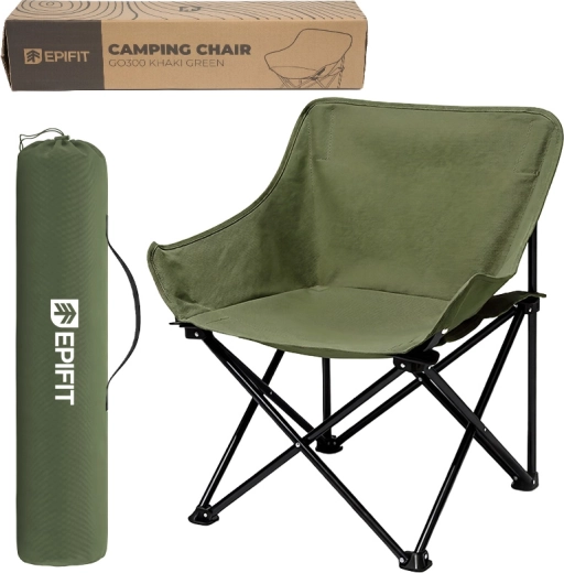 Turistická skladacia stolička GO300 khaki green
