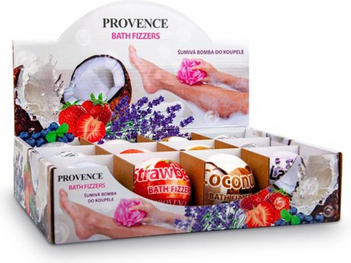 Šumivá kúpeľová bomba 180 g – rôzne vône