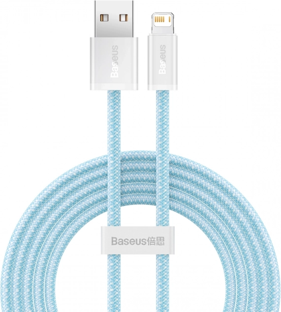Baseus kábel USB–Lightning 2 m, 2,4 A, modrý