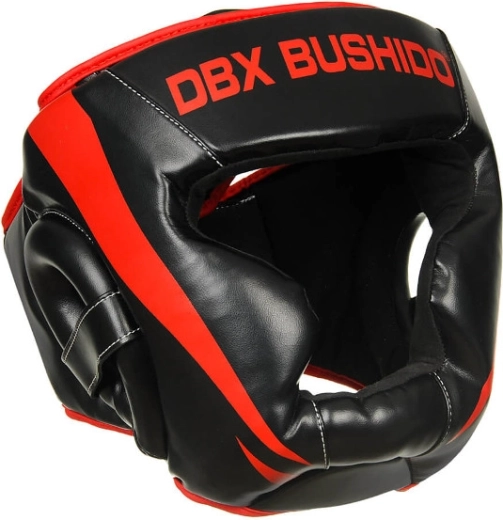 Boxerská helma DBX BUSHIDO ARH-2190R čierno-červená – S
