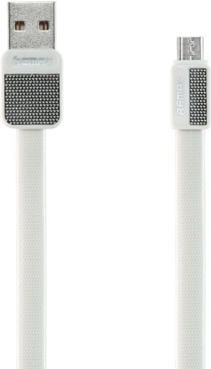Remax Platinum dátový kábel microUSB 1 m biely