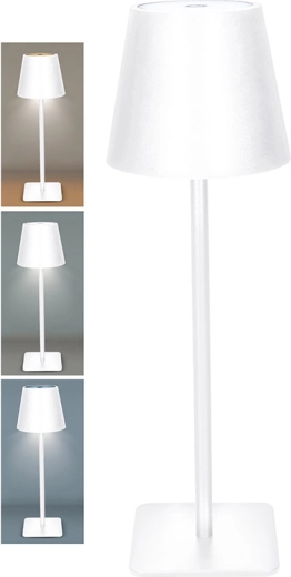 Solight LED nabíjacia lampička Lucca biela 120 lm