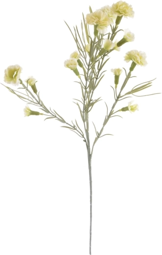 Umelý biely karafiát 63 cm
