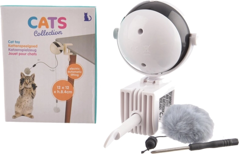 Interaktívna elektrická loptička pre mačky