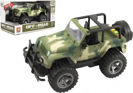Terénne auto Off-Road so zotrvačníkom TEDDIES 23 cm