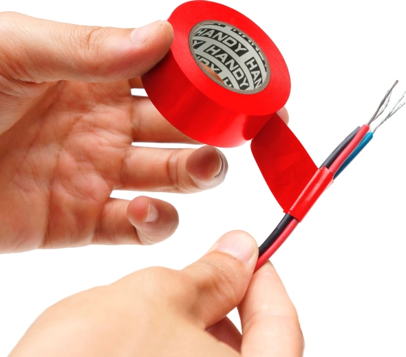 Červená elektrická izolačná páska 15 mm × 10 m