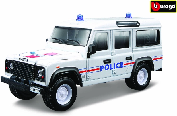 Bburago Land Rover Defender 110 Emergency Force 1:50 kovový model