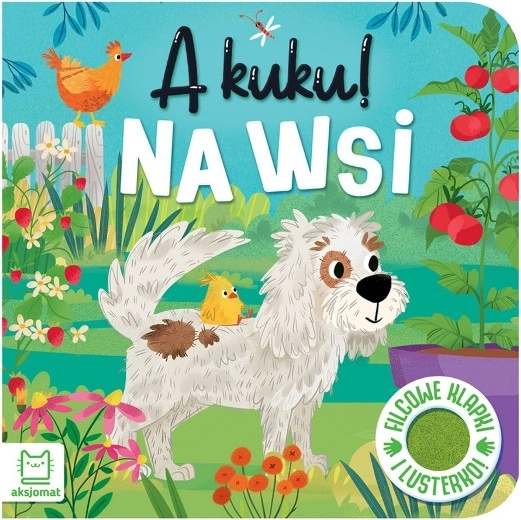 A kuku! Na farme – plstené okienka a zrkadielko (interaktívna knižka pre deti)