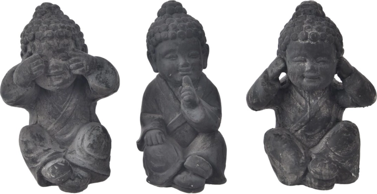 Keramická dekorácia Budha – sediaci (3 varianty)