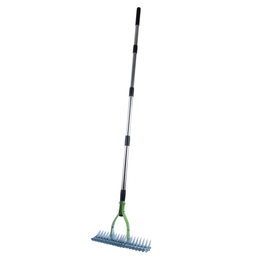 Hrable na ručnú vertikutáciu trávnika 39 cm