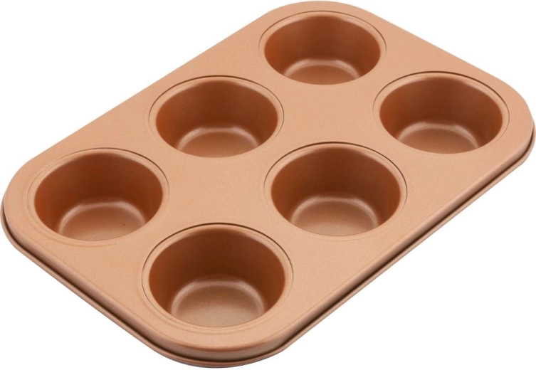 Lamart forma na 6 muffinov medená