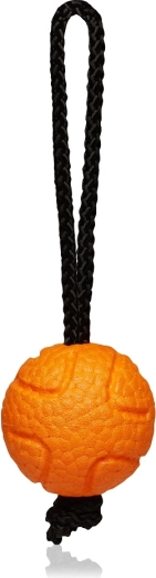 Explorer Dog AirBall s povrazom – oranžová loptička pre psy 6,5 cm