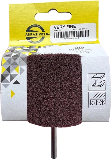 Lamelový stopkový leštiaci kotúč VLIES BKA 80 × 50 × 6 mm – hrubý