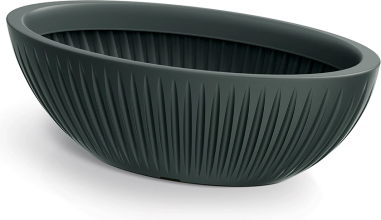 Kvetináč Latia Oval 58 cm antracit