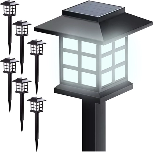 Solárne záhradné LED lampy Gardlov – sada 6 ks