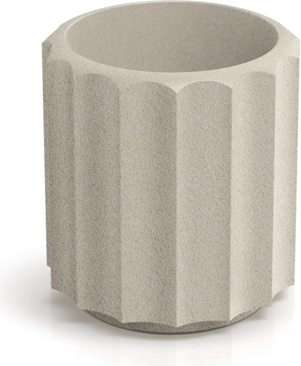 Kvetináč Rona Line 28 cm pieskový s vložkou