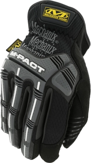 Pracovné rukavice Mechanix M-Pact Open Cuff XXL čierne/sivé
