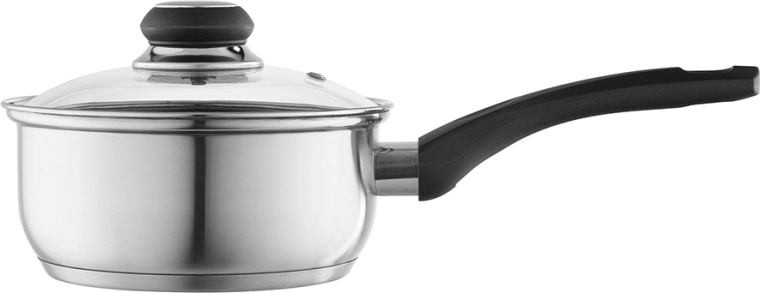 Altom Design Emilio nerezový rajnica 1,2 l 16 cm so sklenenou pokrievkou