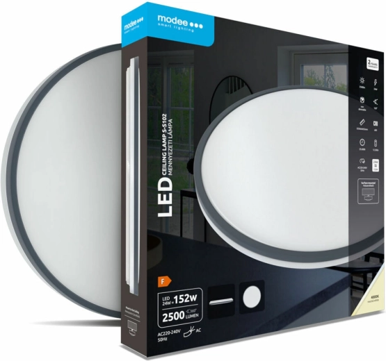 Stropné LED svietidlo Modee Lighting S102, 24 W, 4000 K, 2500 lm