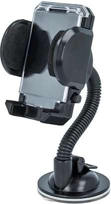 Setty flexibilný univerzálny držiak do auta na čelné sklo, čierny