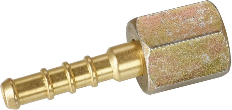 Nástavec 4 mm s maticou M9×0,75 pre nízkotlakové hadice