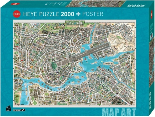 Puzzle HEYE 2000 dielikov – mesto hudby