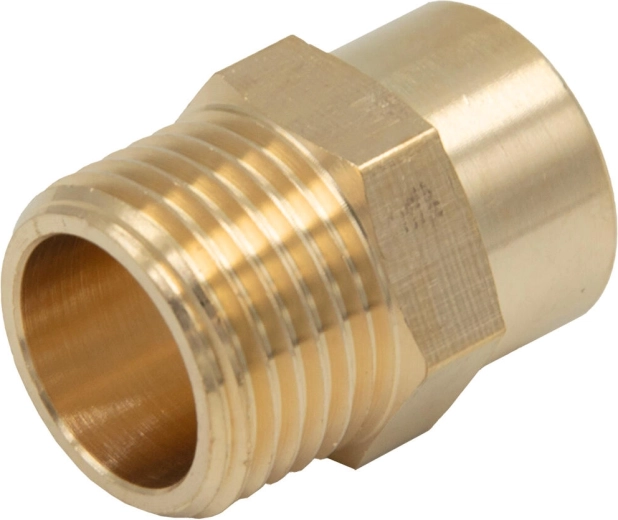 Redukcia vonkajší 1/2" × vnútorný 3/8" pre vzduchotechniku