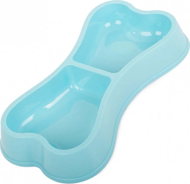 Dvojitá miska pre psy a mačky 0,25 l