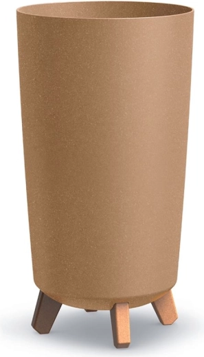Kvetináč na nožičkách Gracia Tubus Slim Eco Wood 24 cm naturo