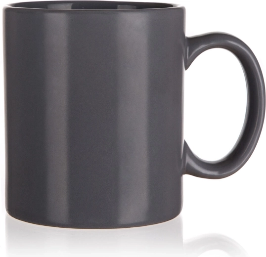 Keramický hrnček 350 ml v matnej holubej šedi