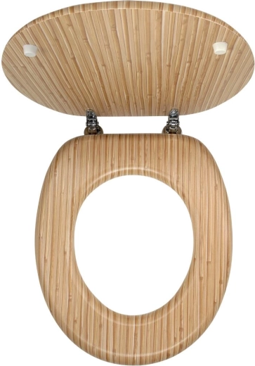 WC sedadlo z bambusovej dyhy