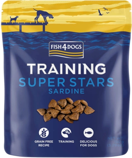 Tréningové maškrty pre psov sardinkové Training 150 g od Fish4Dogs