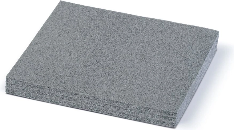 Penová vložka do kufra 30,5 × 28,5 × 3 cm – sivá