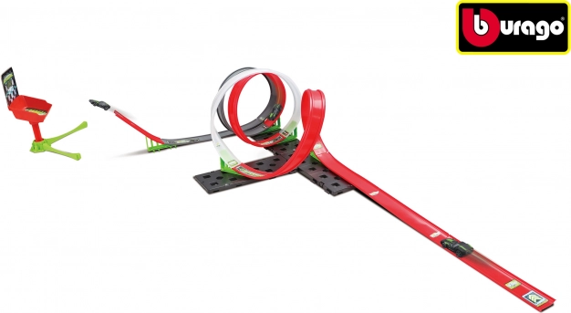 Závodná dráha Bburago GoGears Extreme SuperSonic Launch 3v1 s autíčkom