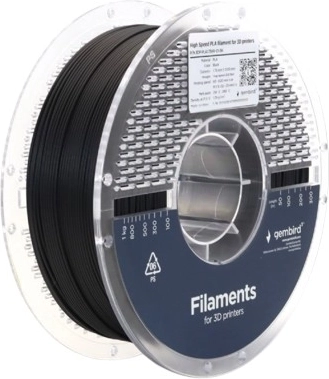 PLA filament High Speed 1,75 mm, 1 kg – čierny