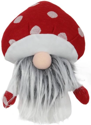 Dekorácia škriatok Muchotrávka 20 cm