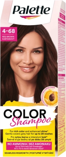 Palette Color Shampoo 4-68 gaštanový 50 ml