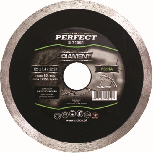 Diamantový kotúč 115 mm celoobvodový STALCO
