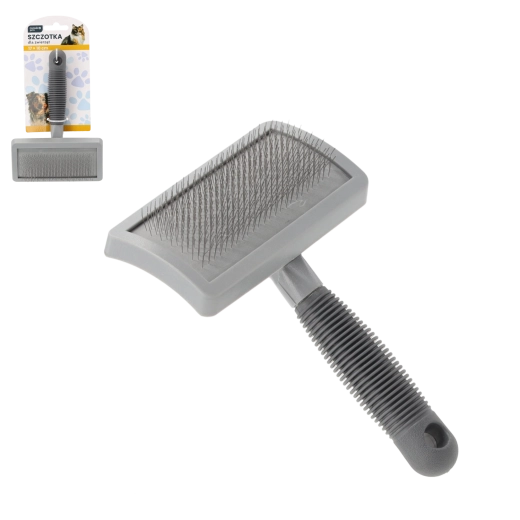 Kefa na srsť pre domáce zvieratá 17 × 10 cm s jemnými drôtenými štetinami