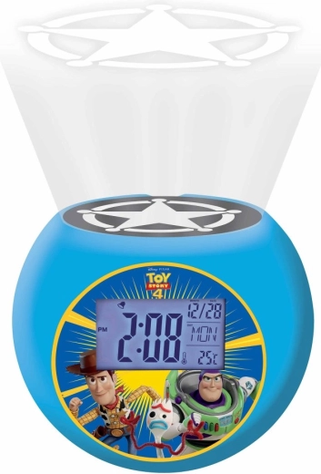 Detský rádiobudík s projektorom TOY STORY 4 a LCD displejom