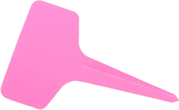 Štítky a cedule na označenie rastlín – sada 10 ks – ružová