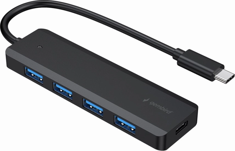 USB-C hub so 4 portmi USB 3.1 Gen 1 a PD portom