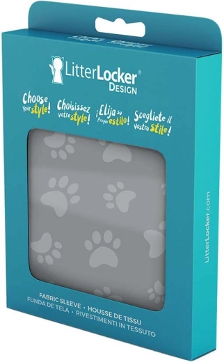 LitterLocker textilný návlek na kôš Design Cat Paws