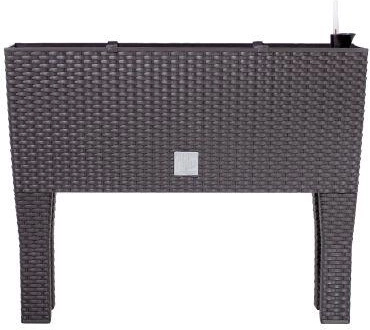 Truhlík Rato Case High tmavohnedý 60 × 25 × 46 cm so zavlažovacím systémom