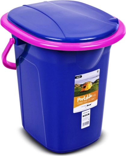 Prenosná toaleta GreenBlue modro-ružová