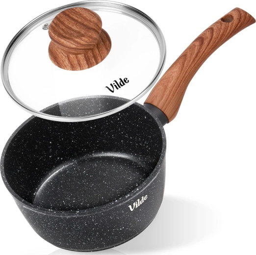 Rajnica s granitovým povrchom so sklenenou pokrievkou 16 cm, 1,2 l