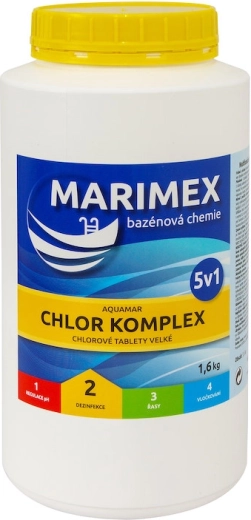 Marimex komplex 5v1 multifunkčné tablety do bazéna 1,6 kg
