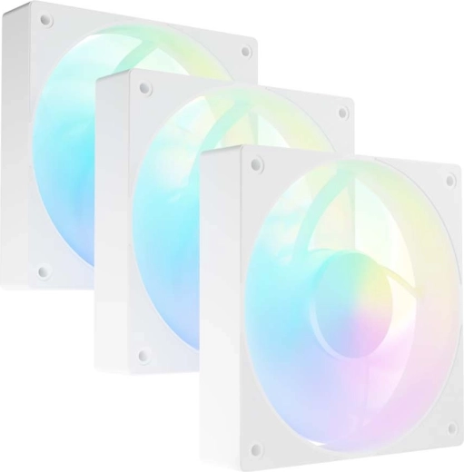 Fury Sai S12 ARGB PWM biela sada 3 ventilátorov